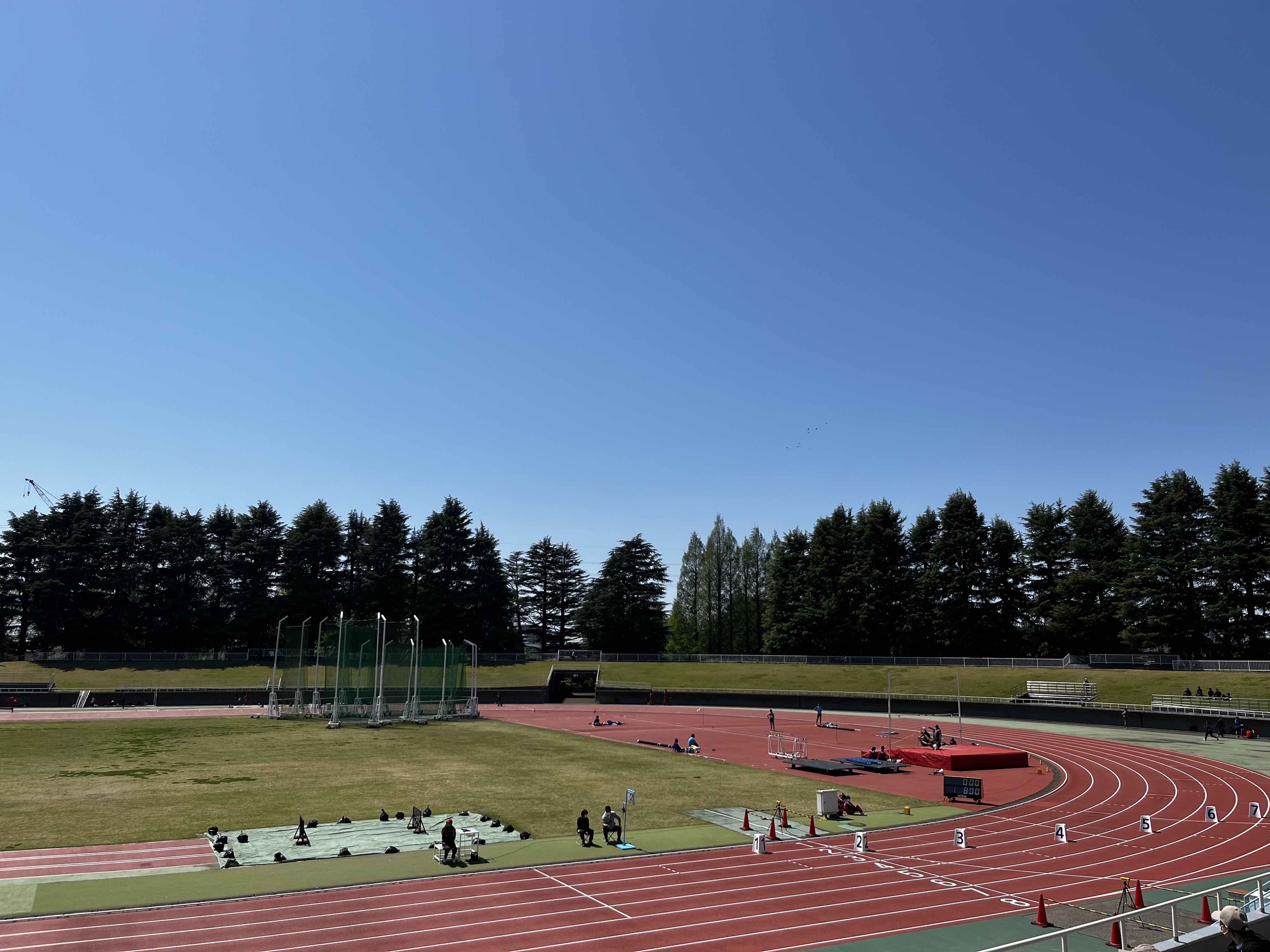 上尾、陸上記録会、400m、800m、1500m、3000m、記録更新